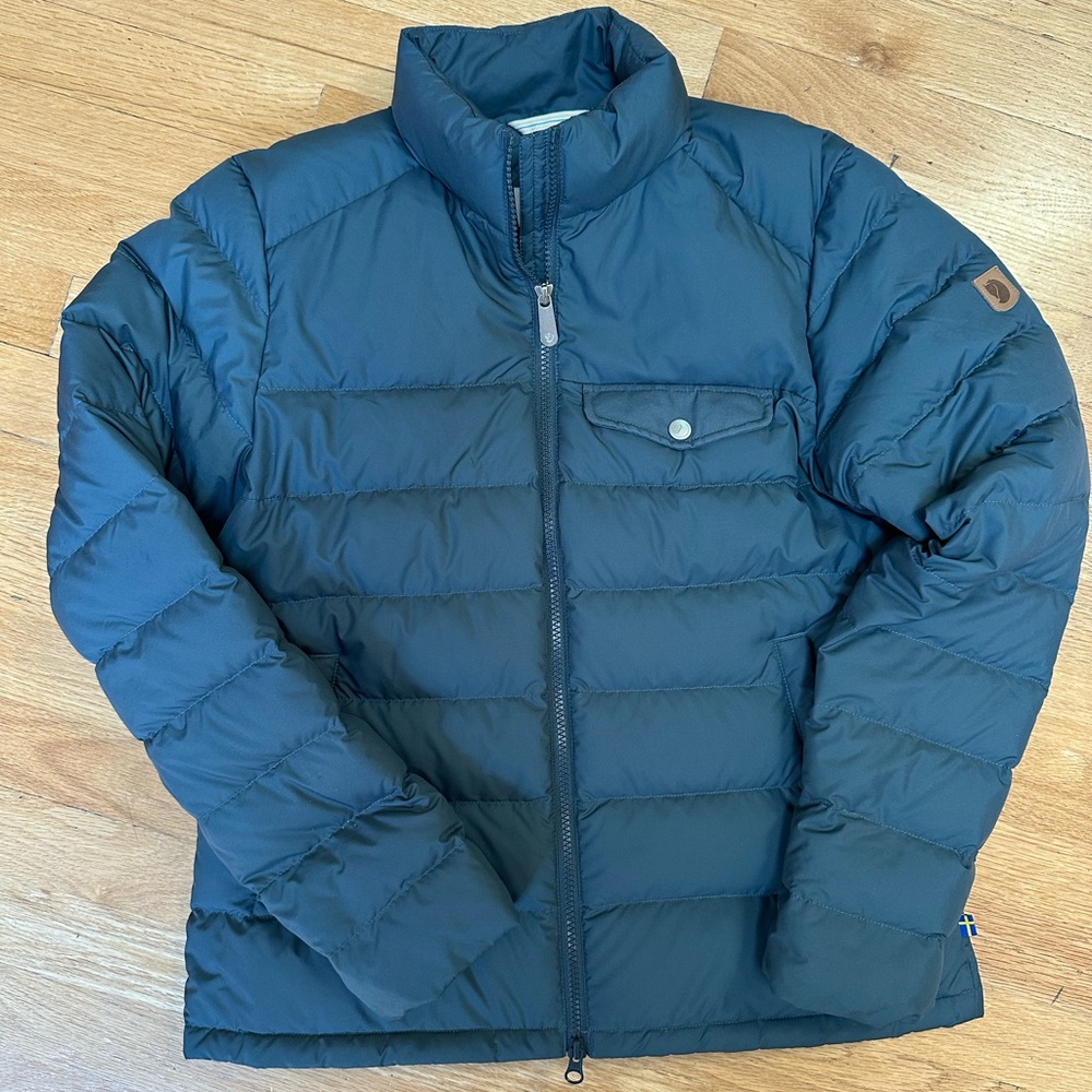 Fjallraven Women's Greenland Down Liner Jacket - Size Medium in Dusk (blue/grey)